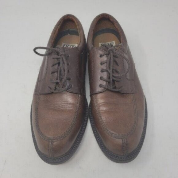 Frye | Mens Taylor Lace up Leather Oxford Shoes Brown main image 12